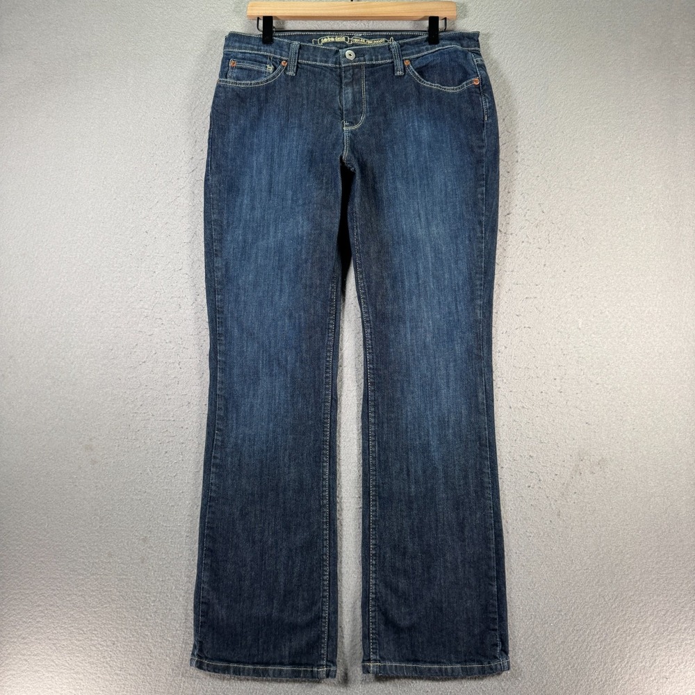 Vintage‎ No Boundaries Bootcut Jeans Womens Juniors 13 Blue Dark Wash Denim Y2K